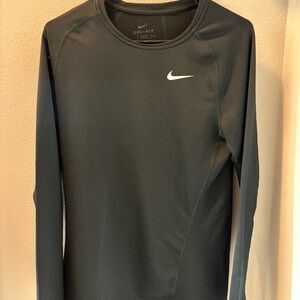 Men’s Nike Pro Dri-Fit Slim Fit Longsleeve Fitness Top Black Medium